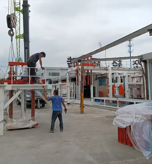 Successful commissioning of lightweight block production line project for Ningxia customer