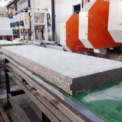 Customized small size wall panel production line project for Guangdong Shaoguan customer