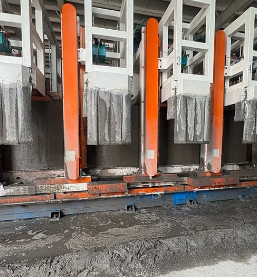 Sichuan customer non-autoclaved CLC aerated brick production line project