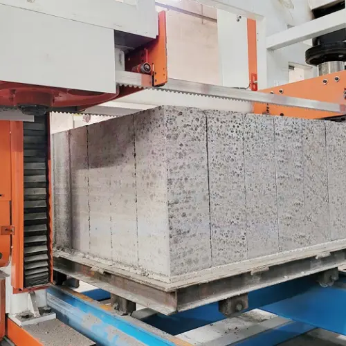 Zhejiang customer ceramic block production line cutting system technology transformation project