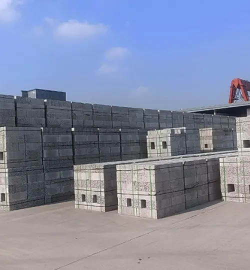 Desert sand-based self-insulating block production line technology transformation project