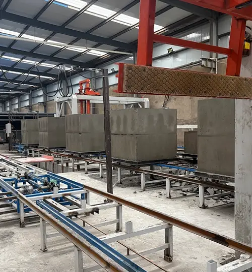 Expansion of lightweight block production line for client in Kyrgyzstan