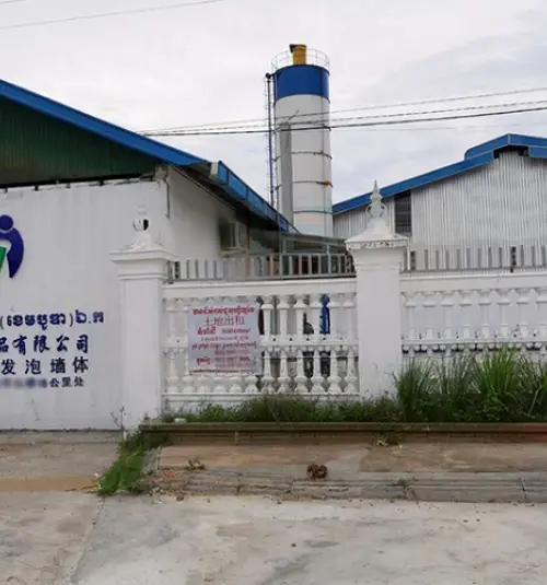 Cambodia Automatic Cement Foam Brick Equipment Project